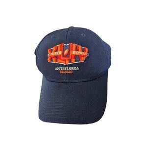 NFL Super Bowl XLIV 2010 Saints & Colts Stadium‎ Hat Cap with Holograph Sticker